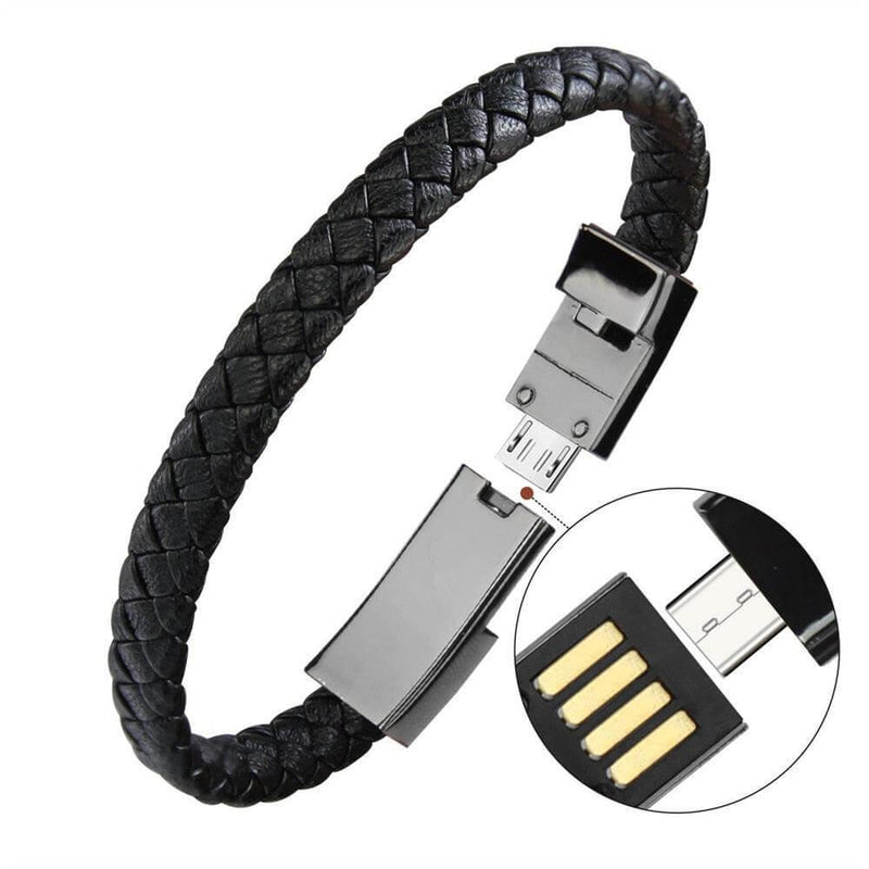 Pulseira USB com Ponta de Transferencia de Dados Max Luxo - Giro das Novidades